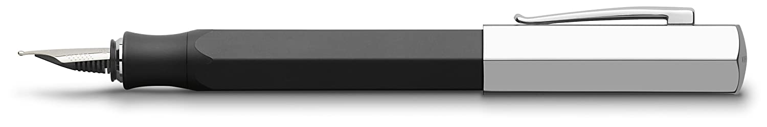 FABER-CASTELL Fountain pen Ondoro graphite black M - Al Masam Stationery LLC Main image