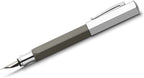 FABER-CASTELL Fountain pen Ondoro greybrown B - Al Masam Stationery LLC