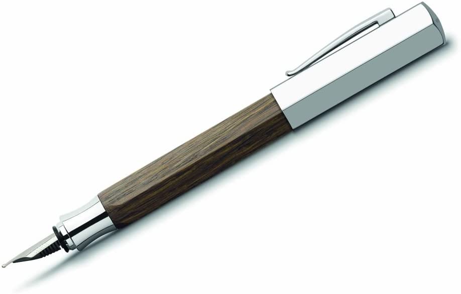 FABER-CASTELL Fountain pen Ondoro smoked oak EF - Al Masam Stationery LLC Main image