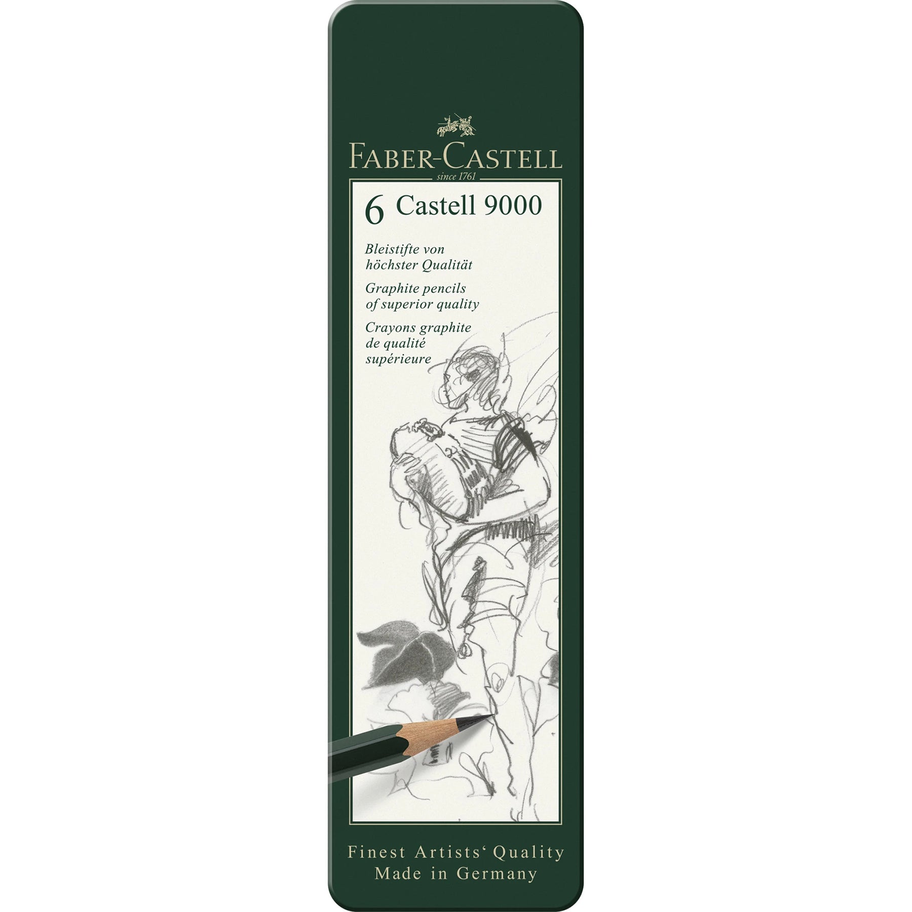 FABER-CASTELL GRAPHITE PENCIL CASTELL 9000 - Al Masam Stationery LLC Main image