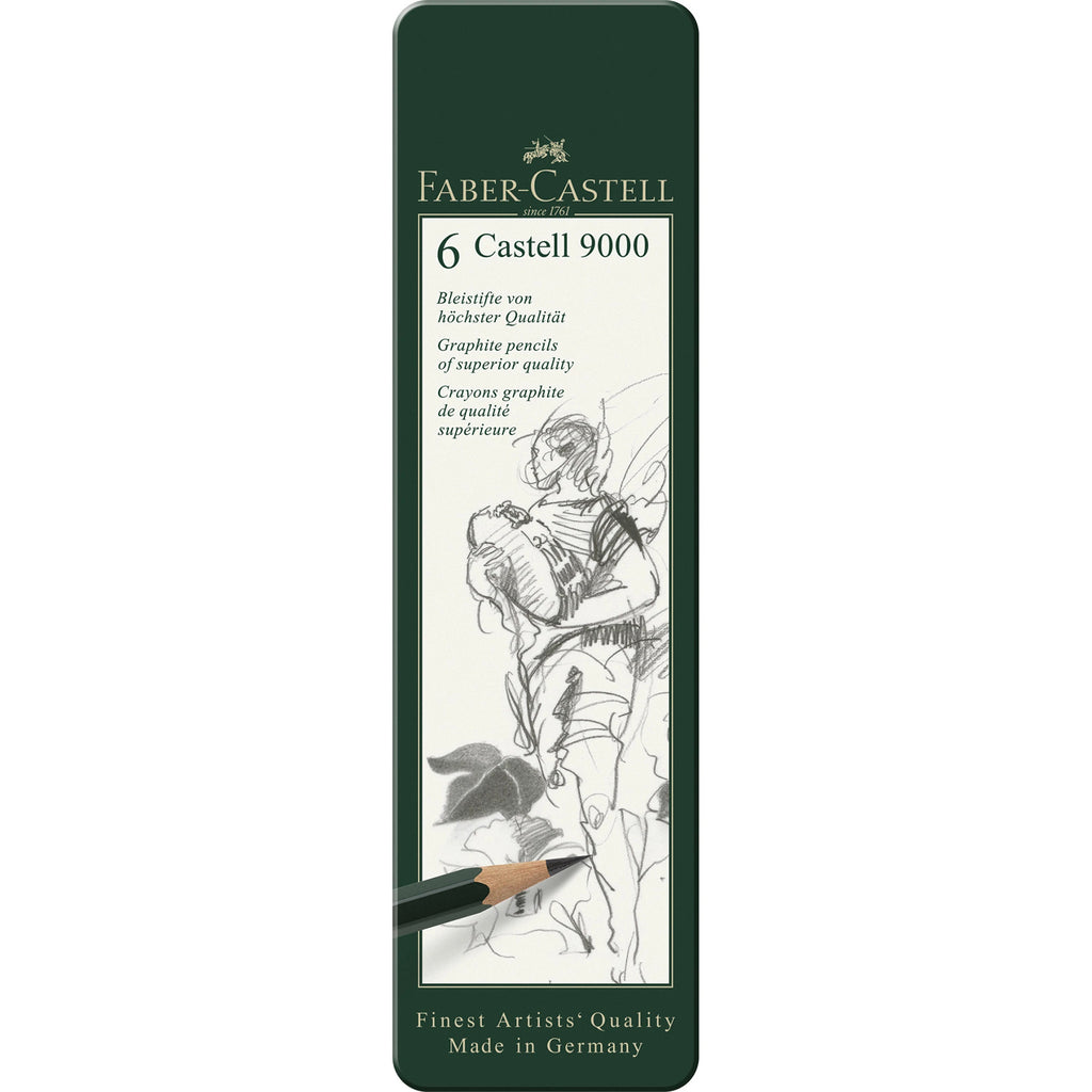 FABER-CASTELL GRAPHITE PENCIL CASTELL 9000 - Al Masam Stationery LLC