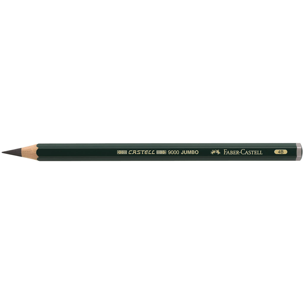 FABER-CASTELL Graphite pencil CASTELL 9000 Jumbo 4B - Al Masam Stationery LLC