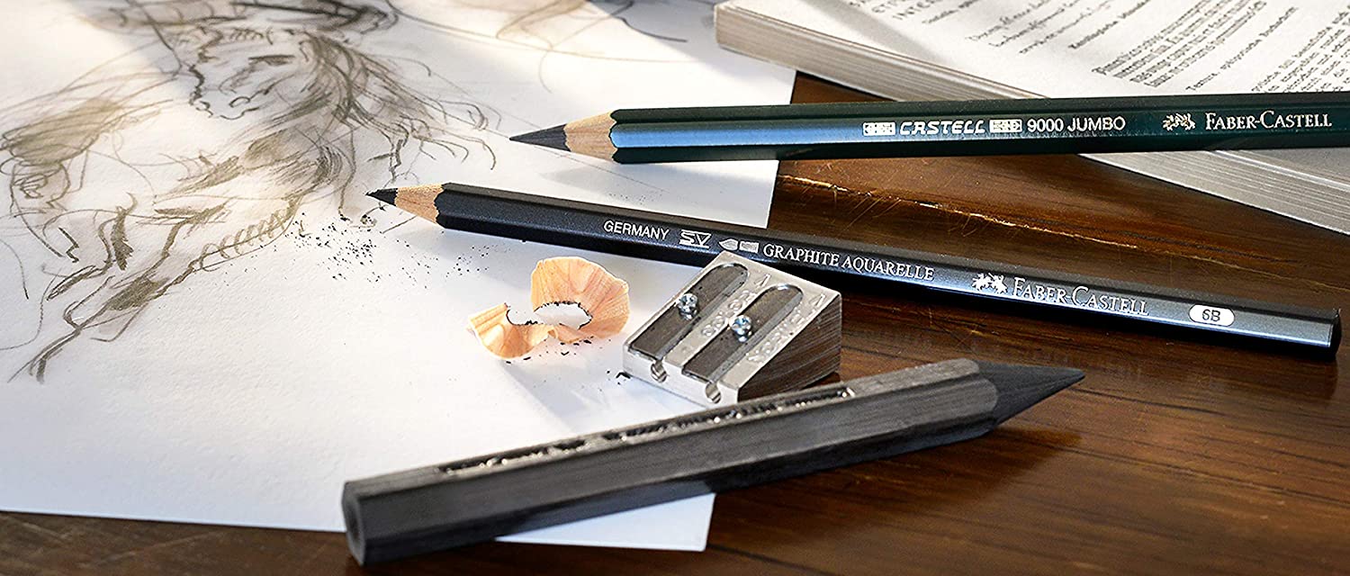 FABER-CASTELL Graphite pencil CASTELL 9000 Jumbo 5ct tin Secondary image