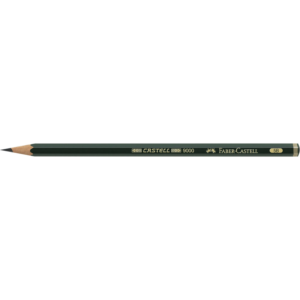 FABER-CASTELL GRAPHITE PENCIL CASTELL9000 5B - Al Masam Stationery LLC