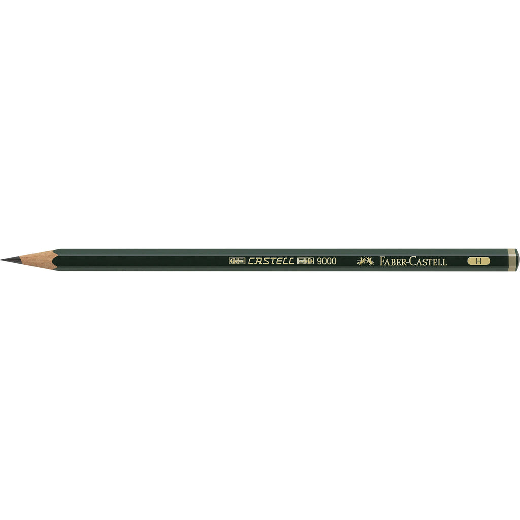 FABER-CASTELL GRAPHITE PENCIL CSATELL9000 H - Al Masam Stationery LLC