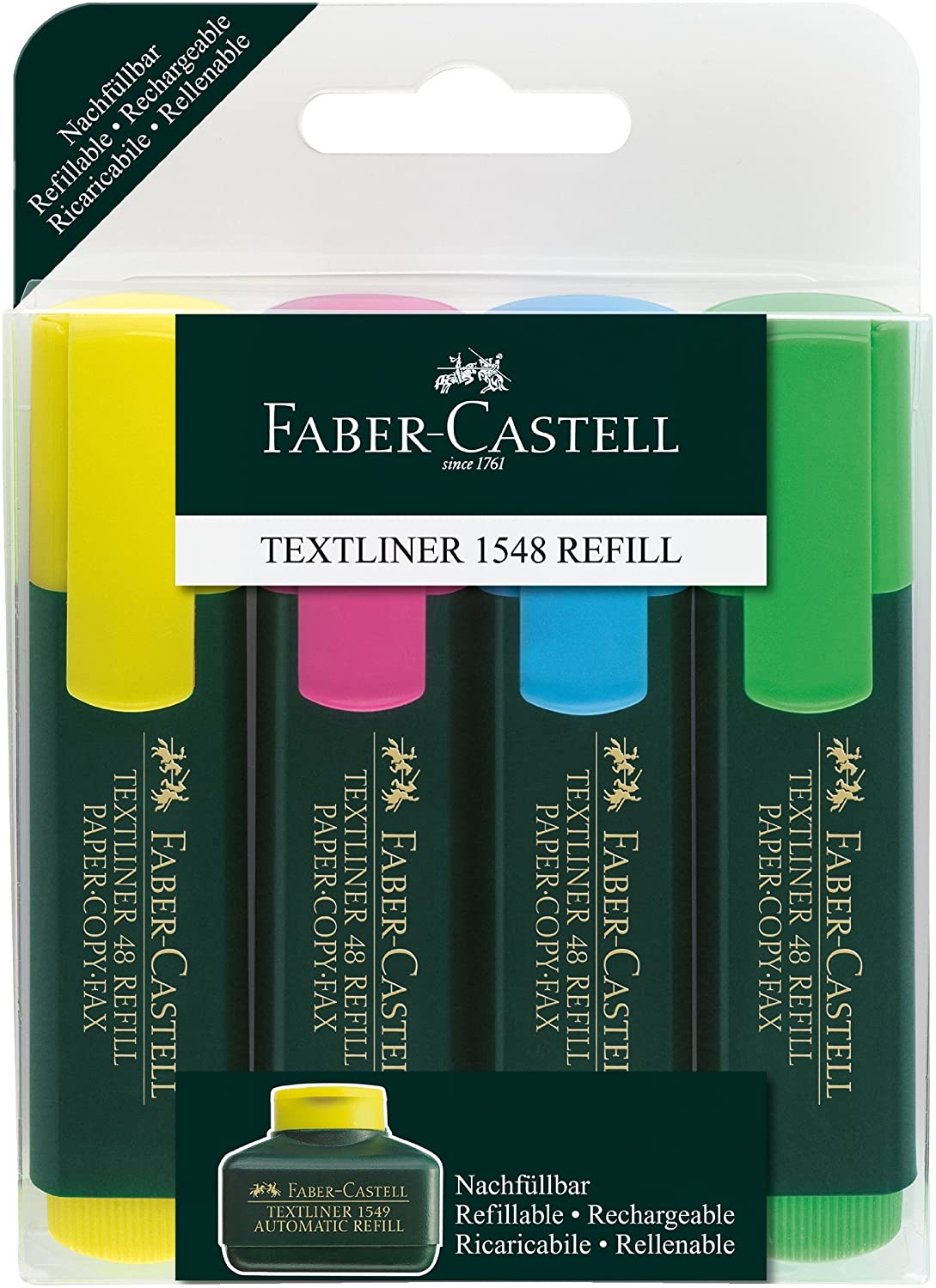 FABER-CASTELL Classic Highlighter - (FC154804) - Al Masam Stationery LLC Main image