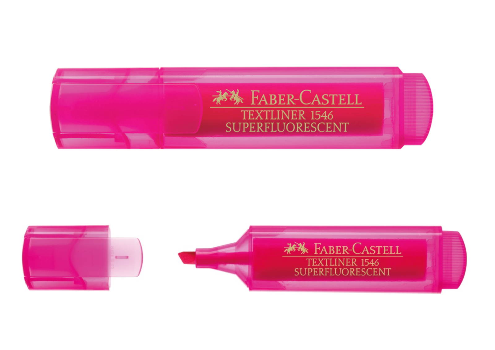 FABER-CASTELL Super-Fluorescent Highlighter Pink - Al Masam Stationery LLC