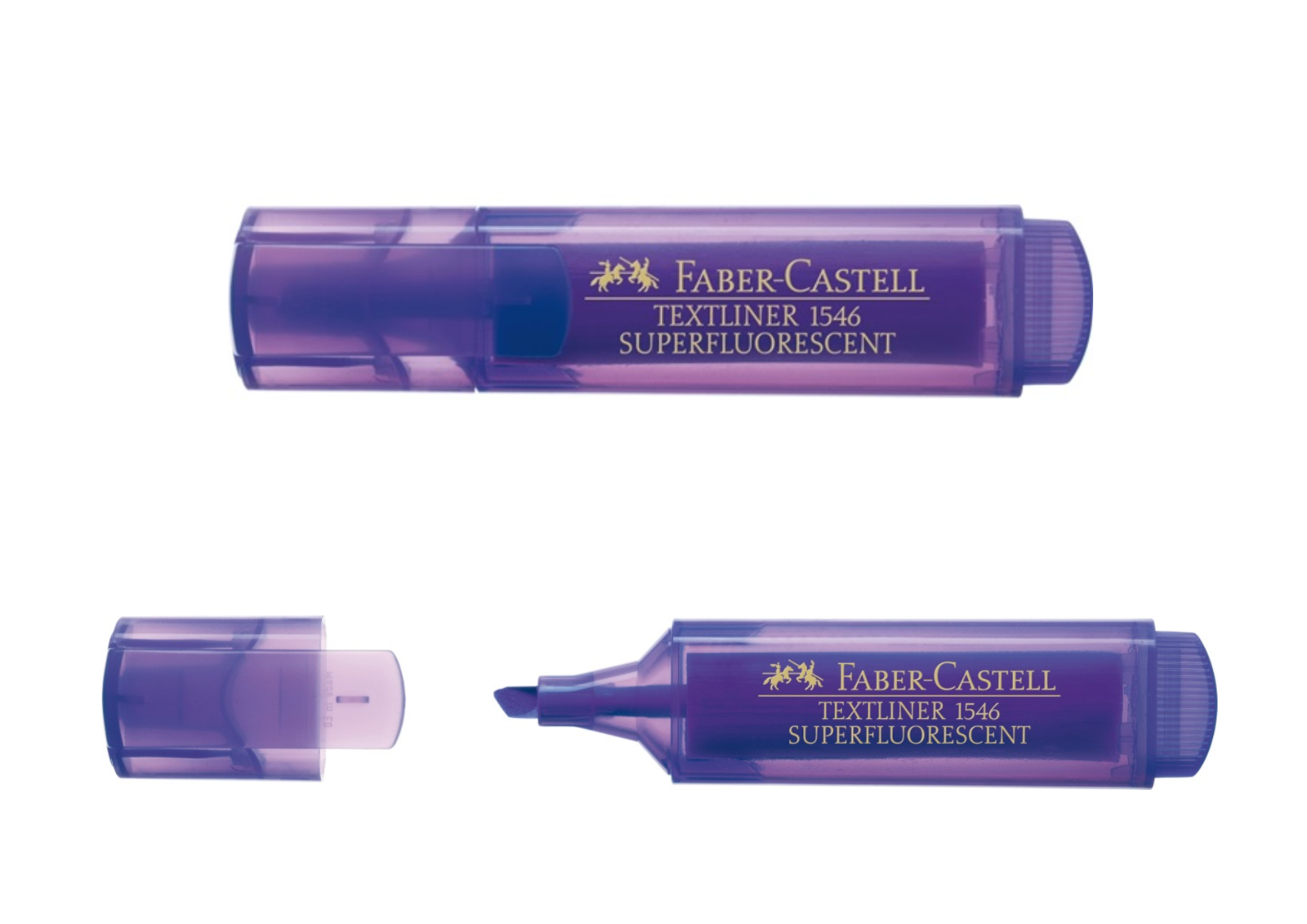 FABER-CASTELL Super-Fluorescent Highlighter Violet - Al Masam Stationery LLC Main image