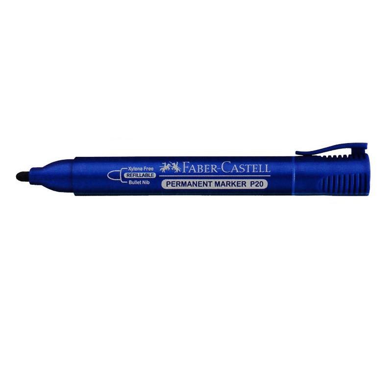 FABER-CASTELL Per/ Marker Bullet P20 Blue - Al Masam Stationery LLC