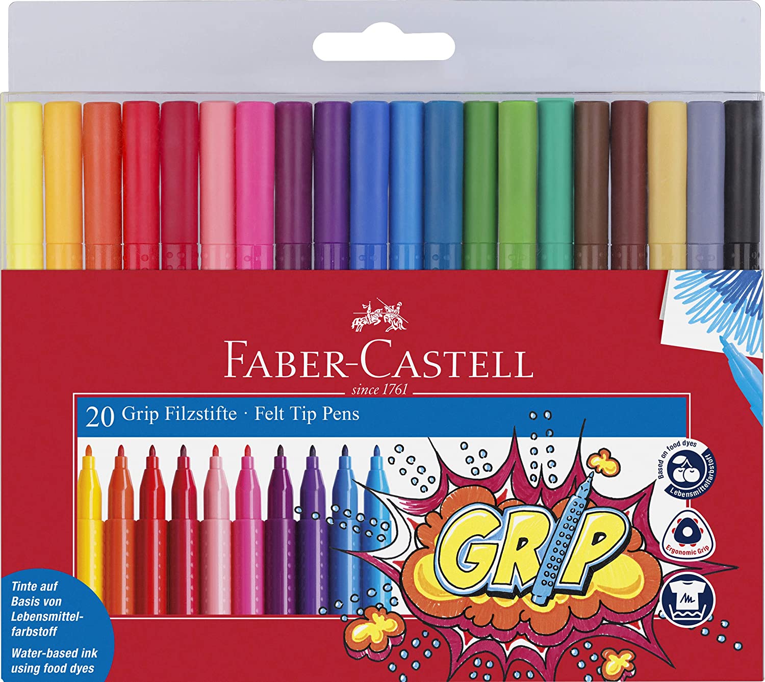 FABER-CASTELL Grip Color Markers - Al Masam Stationery LLC Main image