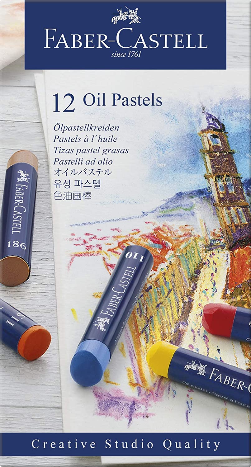 FABER-CASTELL Creative Studio Oil Pastels - (FC127012) - Al Masam Stationery LLC Main image