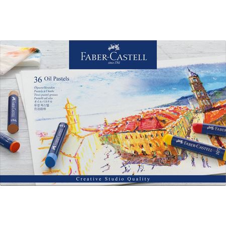 FABER-CASTELL Creative Studio Oil Pastels Full - Al Masam Stationery LLC Main image