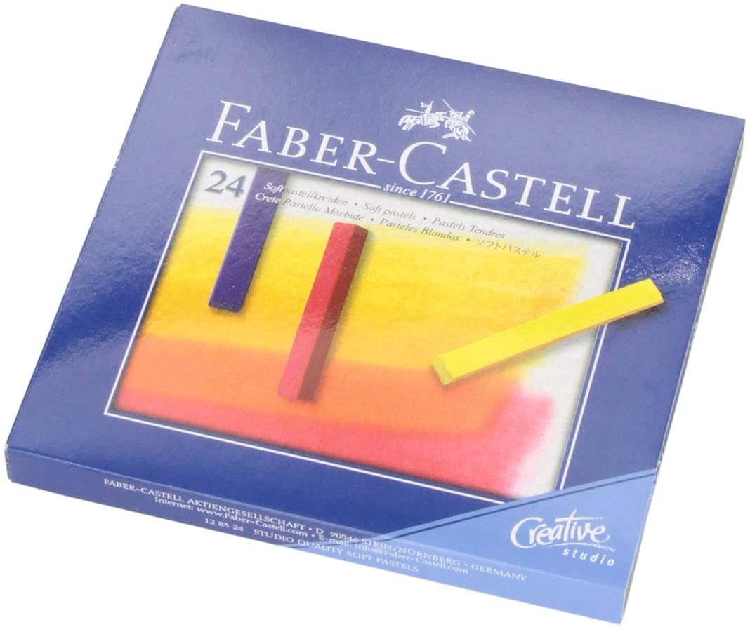 FABER-CASTELL Creative Studio Soft Pastels Full Length - (Pack of 24) - Al Masam Stationery LLC Main image