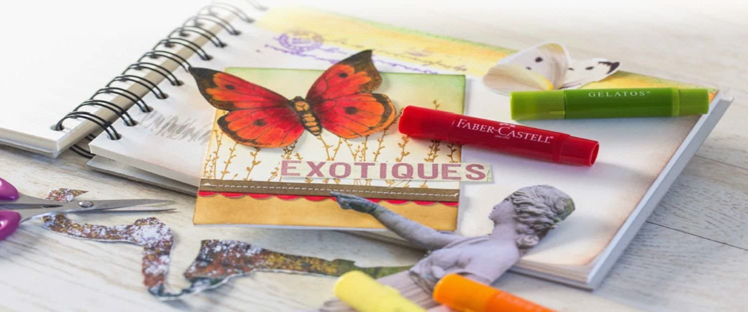 FABER-CASTELL Water soluble crayons Gelatos yellow - Al Masam Stationery LLC