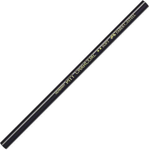 FABER-CASTELL PITT Monochrome Charcoal Pencils Black Soft - Al Masam Stationery LLC