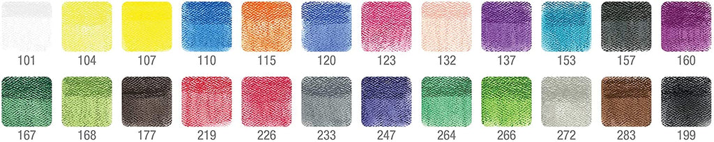 FABER-CASTELL Polychromos Artists Color Pastels Cardboard - (24 Pcs) - Al Masam Stationery LLC