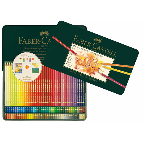 FABER-CASTELL Polychromos Artists Color Pencils - (120 Pcs) - Al Masam Stationery LLC Main image