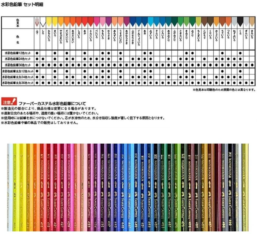 FABER-CASTELL Round Tin 36 Color (Fish) - Al Masam Stationery LLC