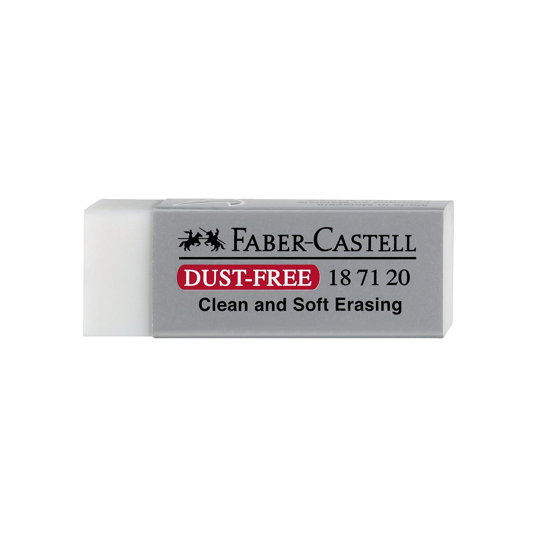 FABER-CASTELL Dust Free Eraser w Sleeve - (FCM187120) - Al Masam Stationery LLC Main image