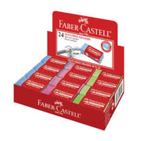 FABER-CASTELL DUST FREE PASTEL COL ERASER 24PC-187125 - Al Masam Stationery LLC Main image