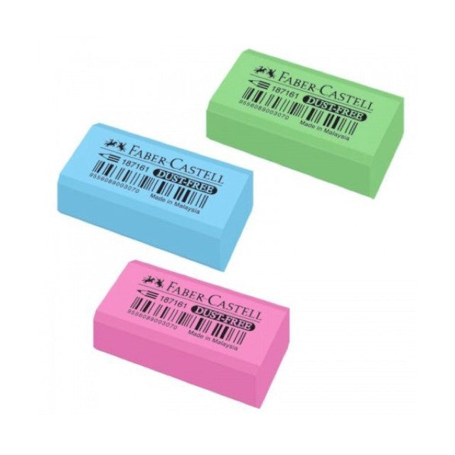 FABER-CASTELL DUSTFREE ERASER PASTEL COL-30P - Al Masam Stationery LLC Main image