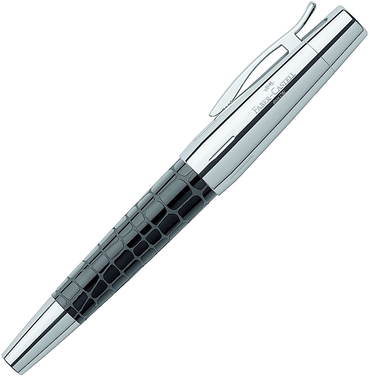FABER-CASTELL E-MOTION F/PEN RESIN I B CROCO - Al Masam Stationery LLC Main image