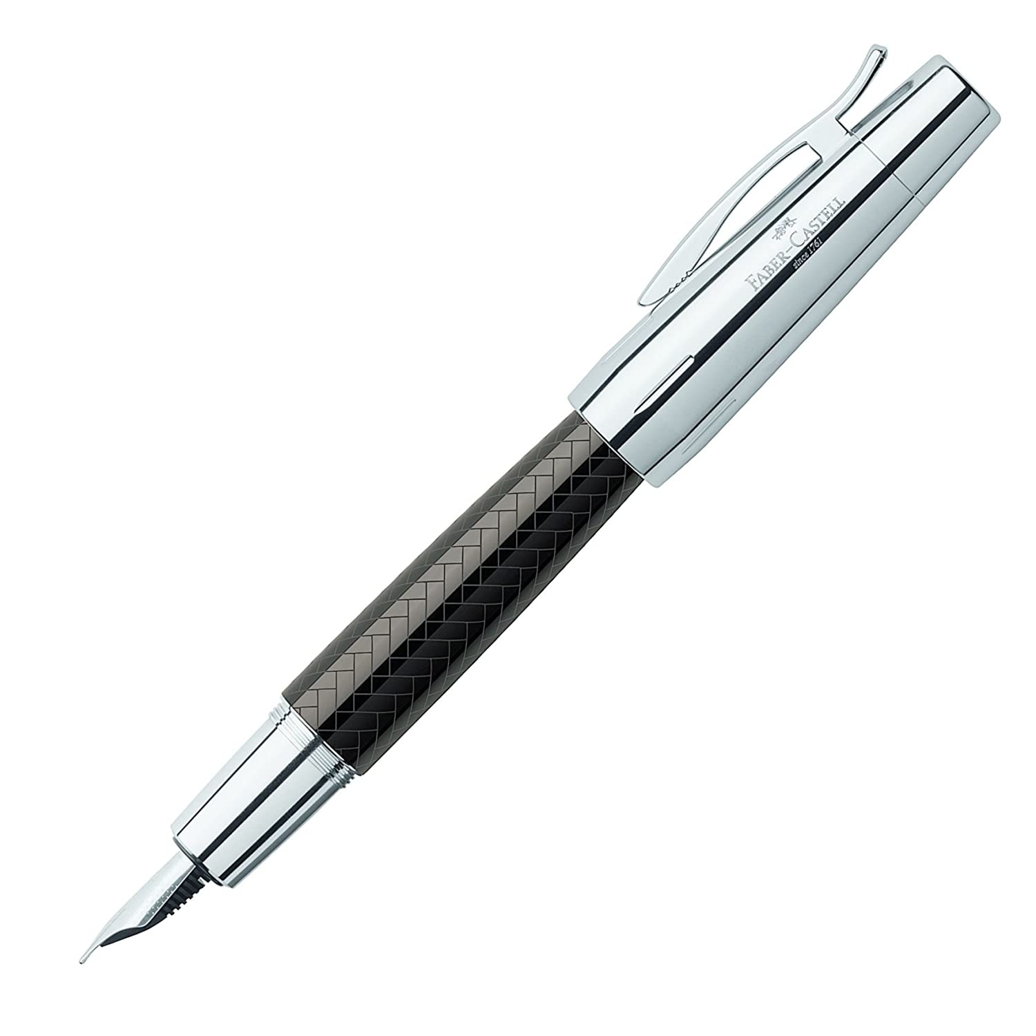 FABER-CASTELL E-MOTION F/PEN RESIN II BROWN - Al Masam Stationery LLC Main image