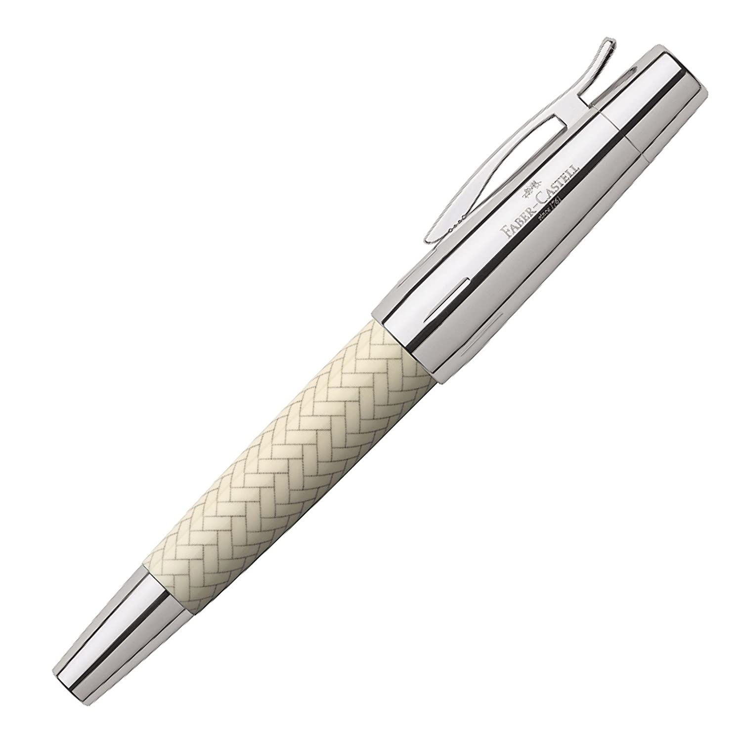 FABER-CASTELL E-MOTION F/PEN RESIN II IVORY - Al Masam Stationery LLC Main image