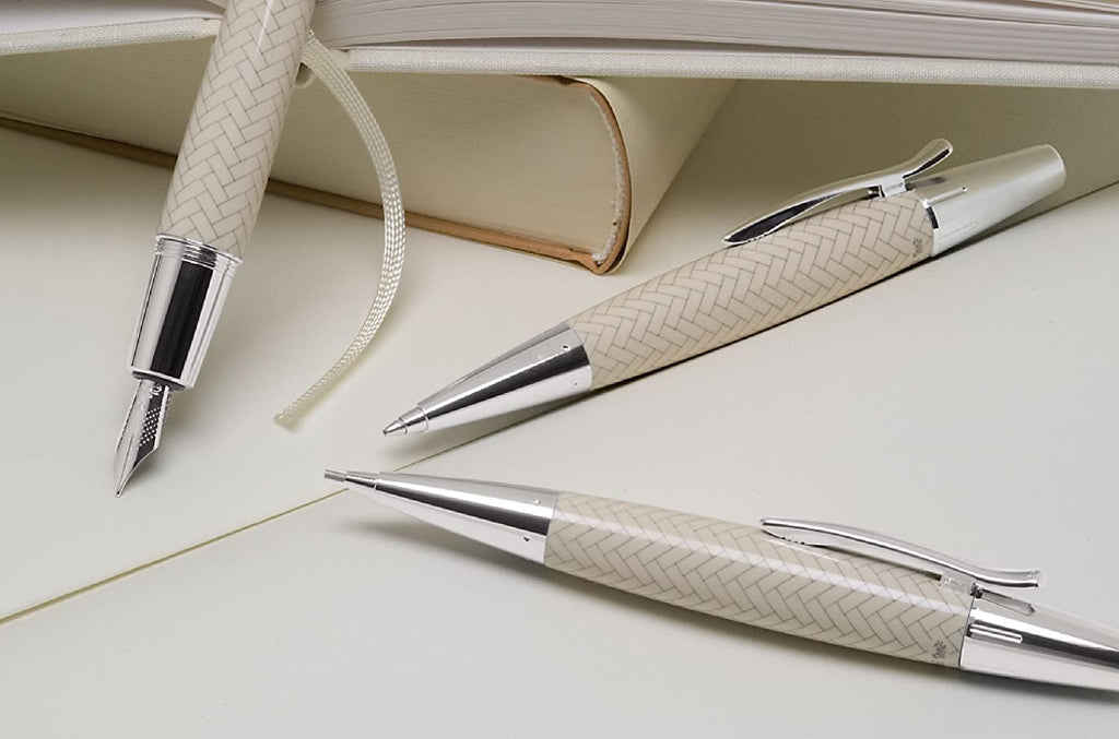 FABER-CASTELL E-MOTION F/PEN RESIN II IVORY - Al Masam Stationery LLC
