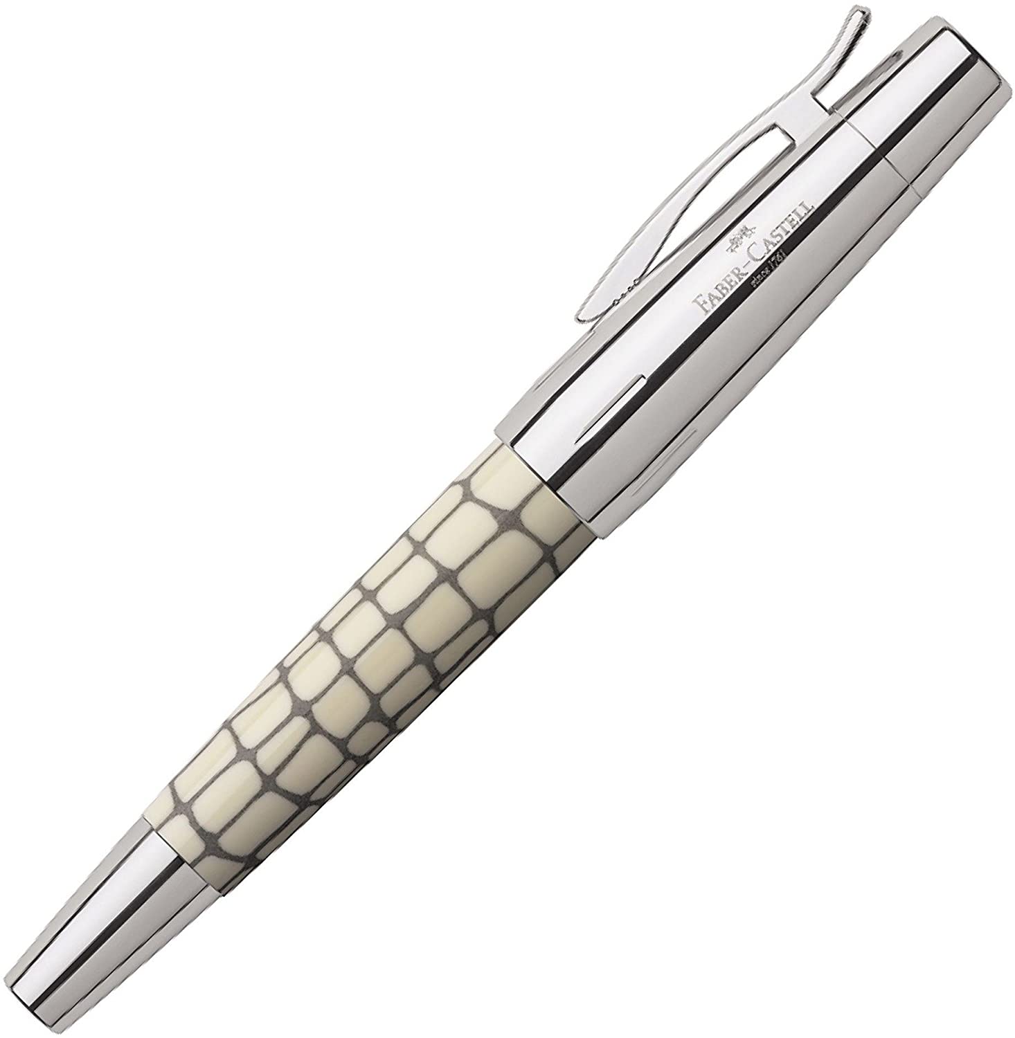 FABER-CASTELL E-MOTION F/PEN RESIN IVORY M - Al Masam Stationery LLC Main image