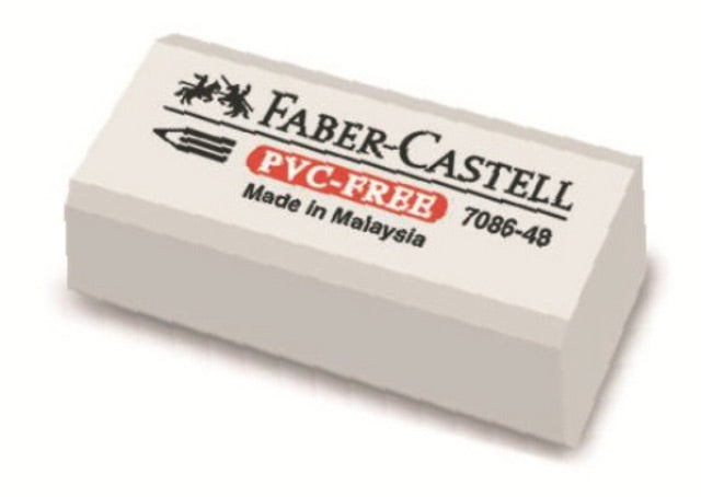 FABER-CASTELL ERASER 12PCS IN POUCH - Al Masam Stationery LLC Main image