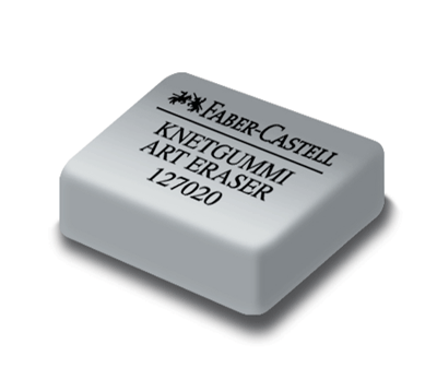 FABER-CASTELL KNEADABLE ERASER GREY - Al Masam Stationery LLC Main image