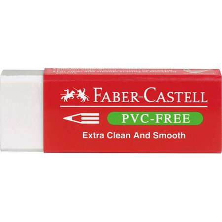 FABER-CASTELL PVC-FREE ERASER 7095-20E-20PCS - Al Masam Stationery LLC Main image