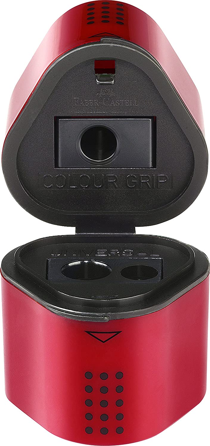 FABER-CASTELL Trio Sharpening Red  and Blue - Al Masam Stationery LLC