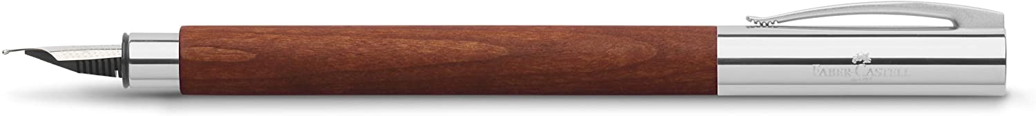 FABER-CASTELL AMBITION F PEN P WOOD - Al Masam Stationery LLC Main image