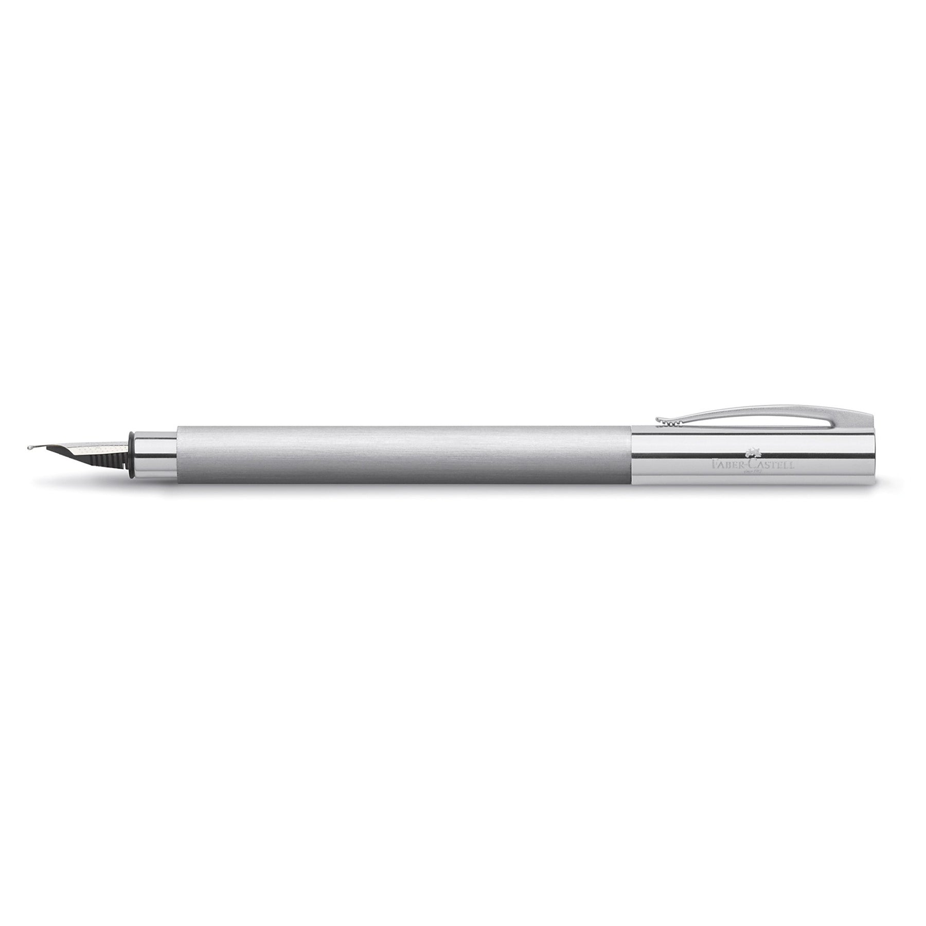 FABER-CASTELL AMBITION FOUNTAIN PEN METAL F - Al Masam Stationery LLC Main image
