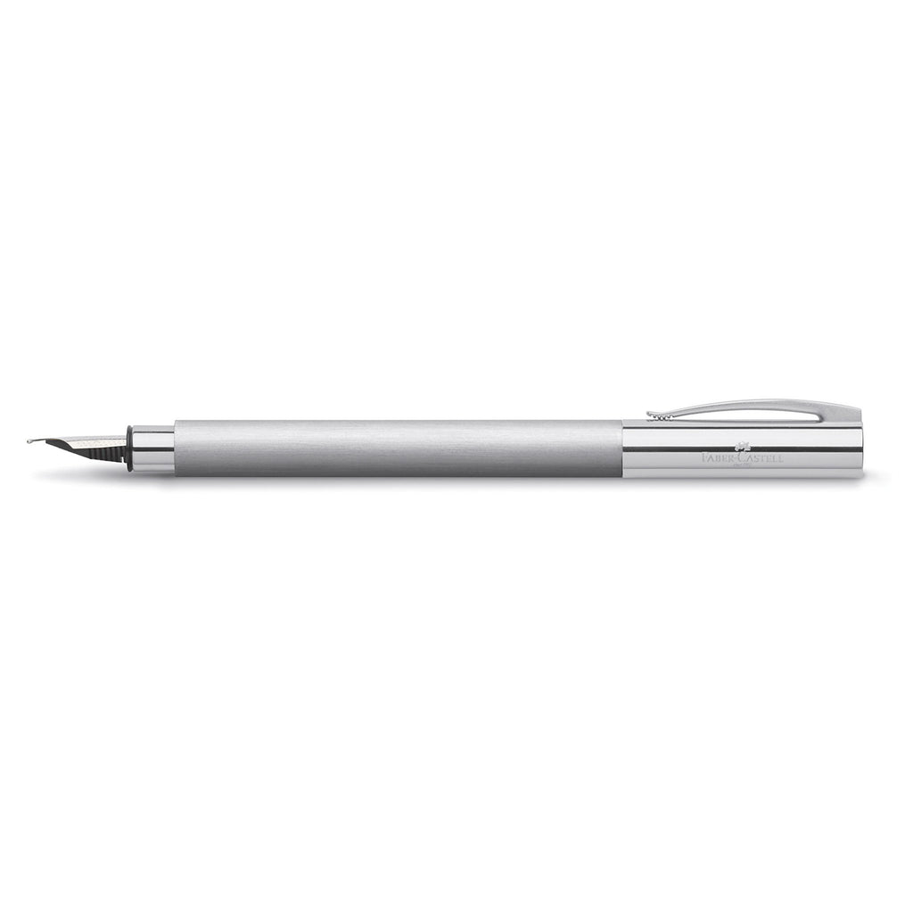 FABER-CASTELL AMBITION FOUNTAIN PEN METAL M - Al Masam Stationery LLC