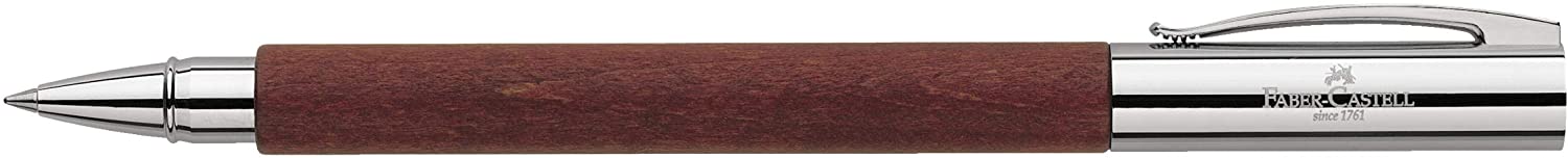 FABER-CASTELL AMBITION ROLLER PEN P WOOD - Al Masam Stationery LLC Main image