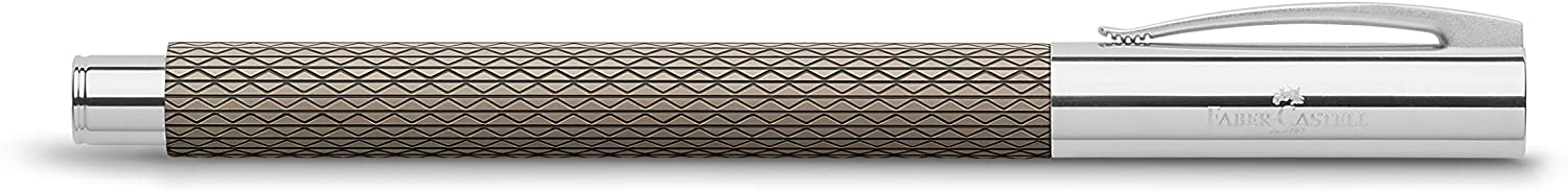 FABER-CASTELL Fountain pen AMBITION Op Art Black Sand M - Al Masam Stationery LLC Main image