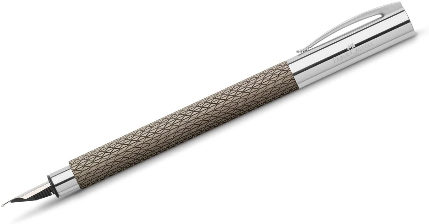 FABER-CASTELL Fountain pen AMBITION Op Art Black Sand M Secondary image