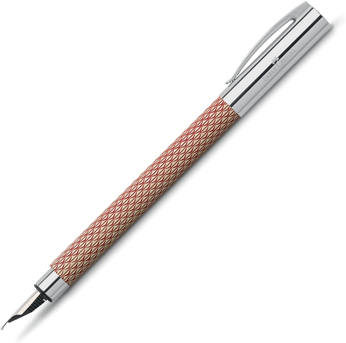FABER-CASTELL Fountain pen AMBITION OpArt Safran M - Al Masam Stationery LLC Main image