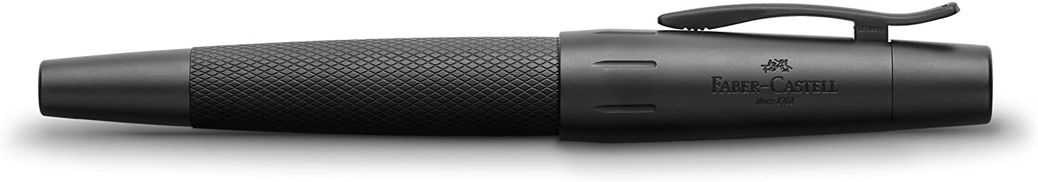 FABER-CASTELL FOUNTAIN PEN E-MOTION PURE BLACK M - Al Masam Stationery LLC Main image
