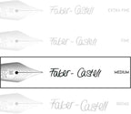 FABER-CASTELL Fountain Pen Essentio Aluminium Black M - Al Masam Stationery LLC