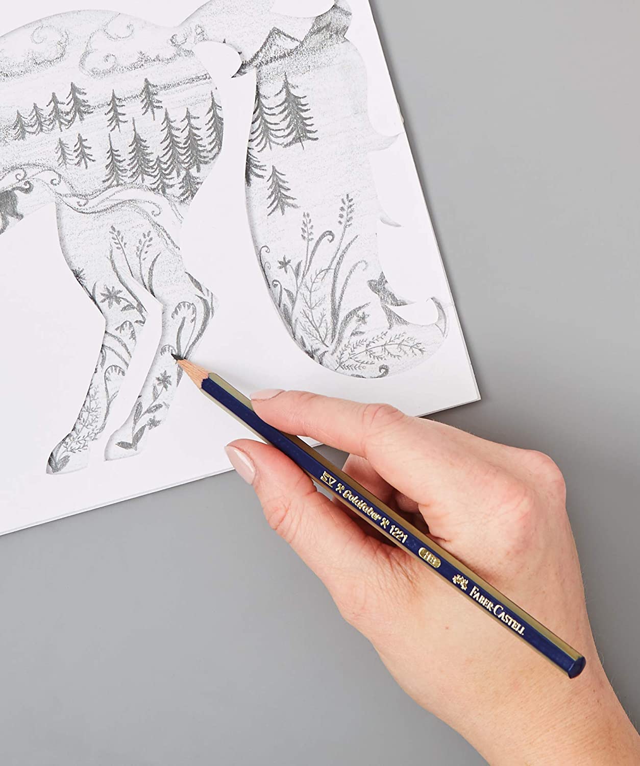 FABER-CASTELL Gold Faber Black Lead Pencil - (Set of 12) - Al Masam Stationery LLC