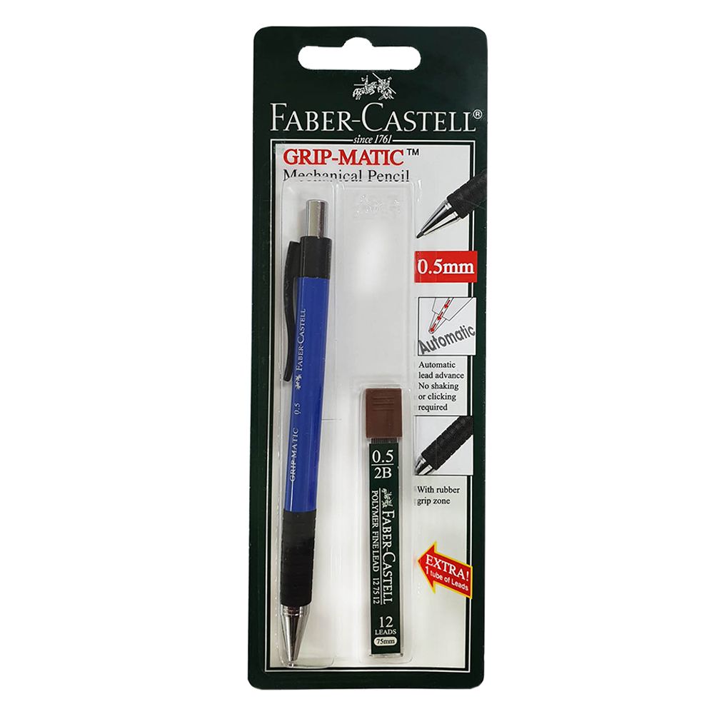 FABER-CASTELL GRIPMATIC 1318 0.5MM + I TUBE LEAD - Al Masam Stationery LLC
