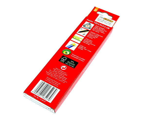 FABER-CASTELL Junior Grip Pencil Black Pkt of 12pcs Secondary image