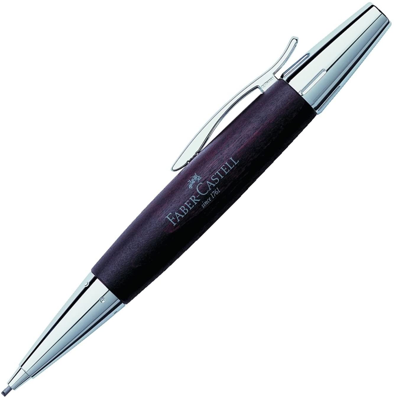FABER-CASTELL PROP.PENCIL D.BROWN/CHROM Secondary image