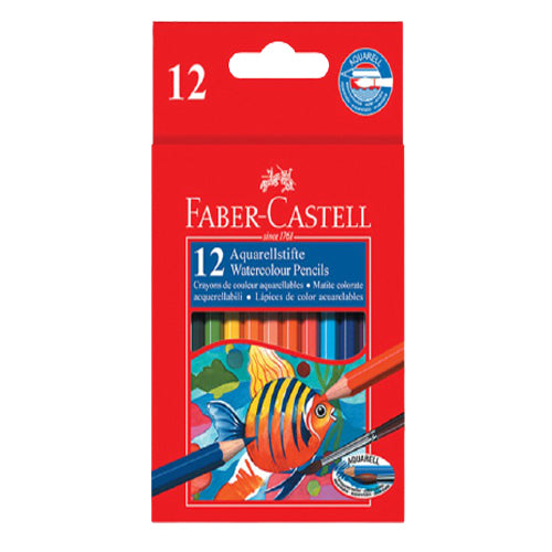 Faber-Castell r/LineWater Colour Pencil 12sh - Al Masam Stationery LLC Main image