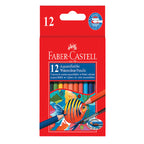 Faber-Castell r/LineWater Colour Pencil 12sh - Al Masam Stationery LLC
