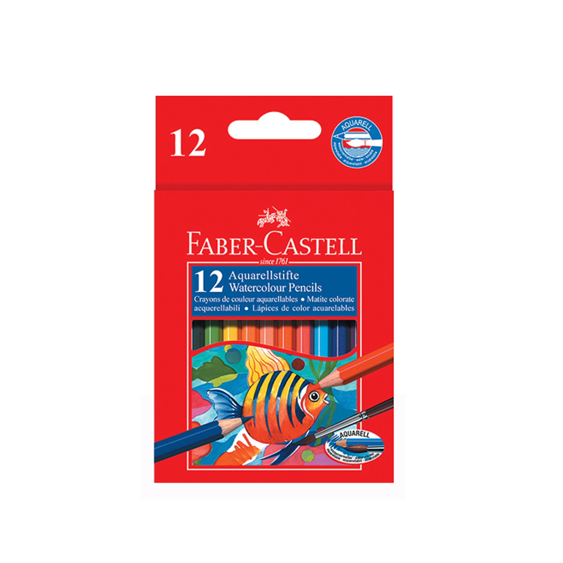 Faber-Castell r/LineWater Colour Pencil 12sh Secondary image